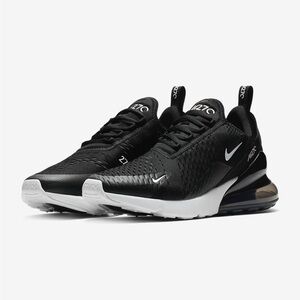 NIKE Air Max 270, Color Black/White/Anthracite, Big Kid's Size 6.5 (EU 37.5),NIB